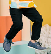 Boy Fitted Pants Black - Umbi