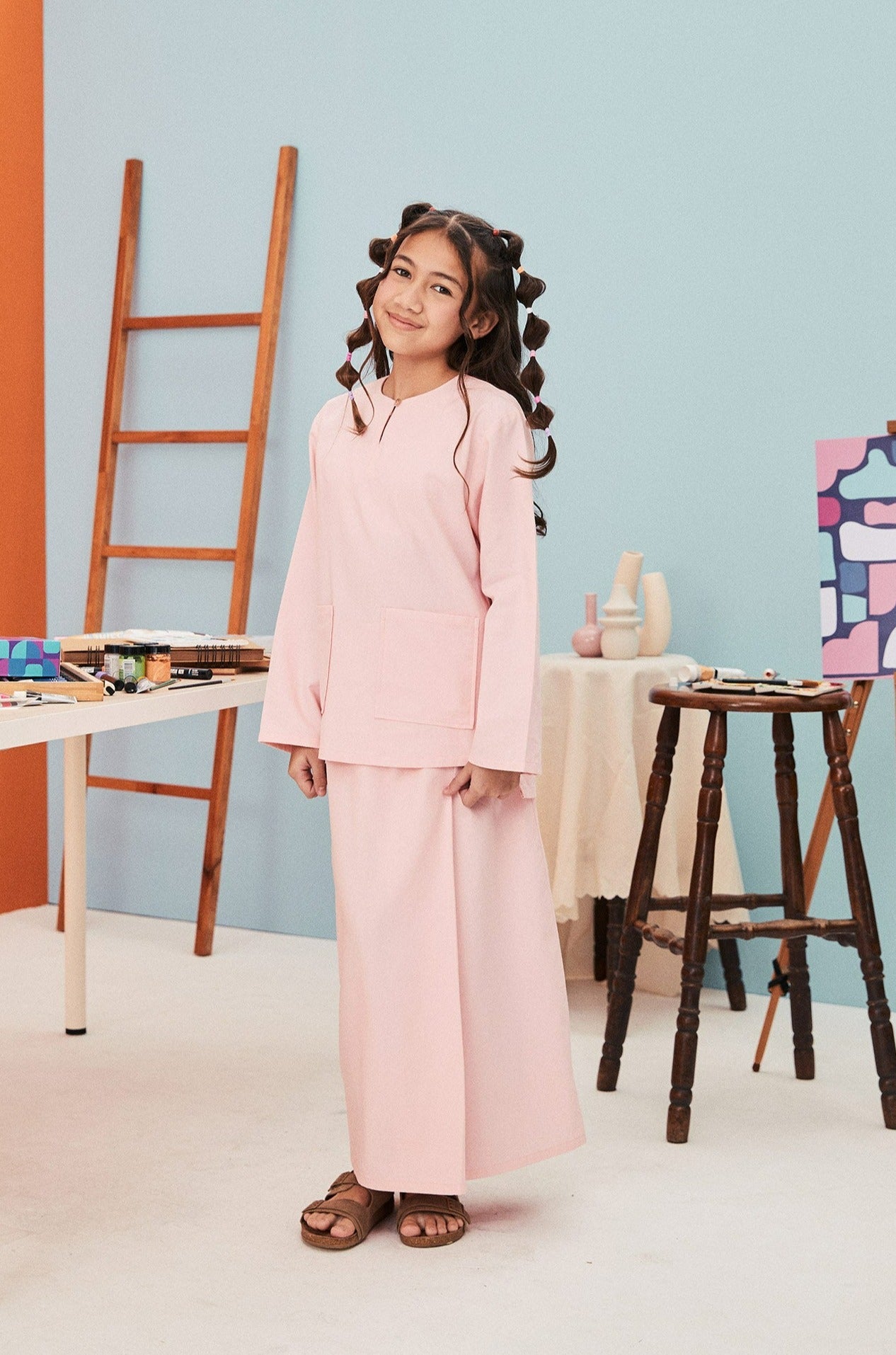 The Arte Girl Classic Skirt Soft Pink - Umbi