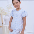 The Canvas Collection Girl Amelia Kurung Set Baby Blue Lace - Umbi