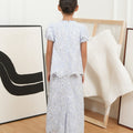 The Canvas Collection Girl Amelia Kurung Set Baby Blue Lace - Umbi