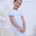 The Canvas Collection Girl Amelia Kurung Set Baby Blue Lace - Umbi