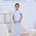 The Canvas Collection Girl Amelia Kurung Set Baby Blue Lace - Umbi