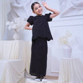 The Canvas Collection Girl Amelia Kurung Set Black Lace - Umbi