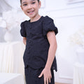 The Canvas Collection Girl Amelia Kurung Set Black Lace - Umbi