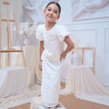 The Canvas Collection Girl Amelia Kurung Set White Lace - Umbi