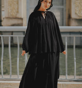 The City Breeze Pt.2 Women Airy Blouse Black - Umbi