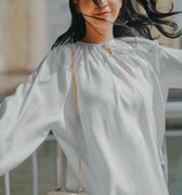 The City Breeze Pt.2 Women Airy Blouse Grey - Umbi