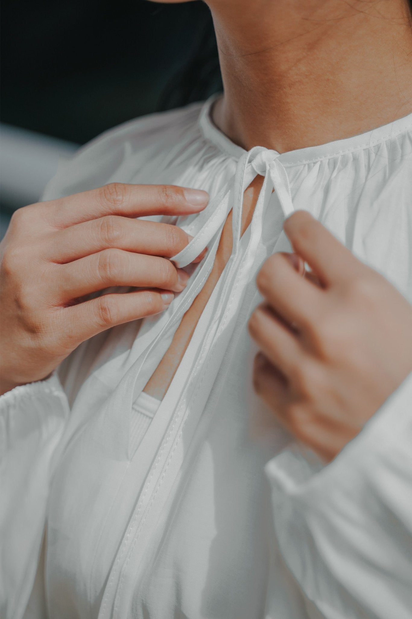 The City Breeze Pt.2 Women Airy Blouse Grey - Umbi