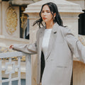 The City Breeze Pt.2 Women Oversized Blazer Grey - Umbi