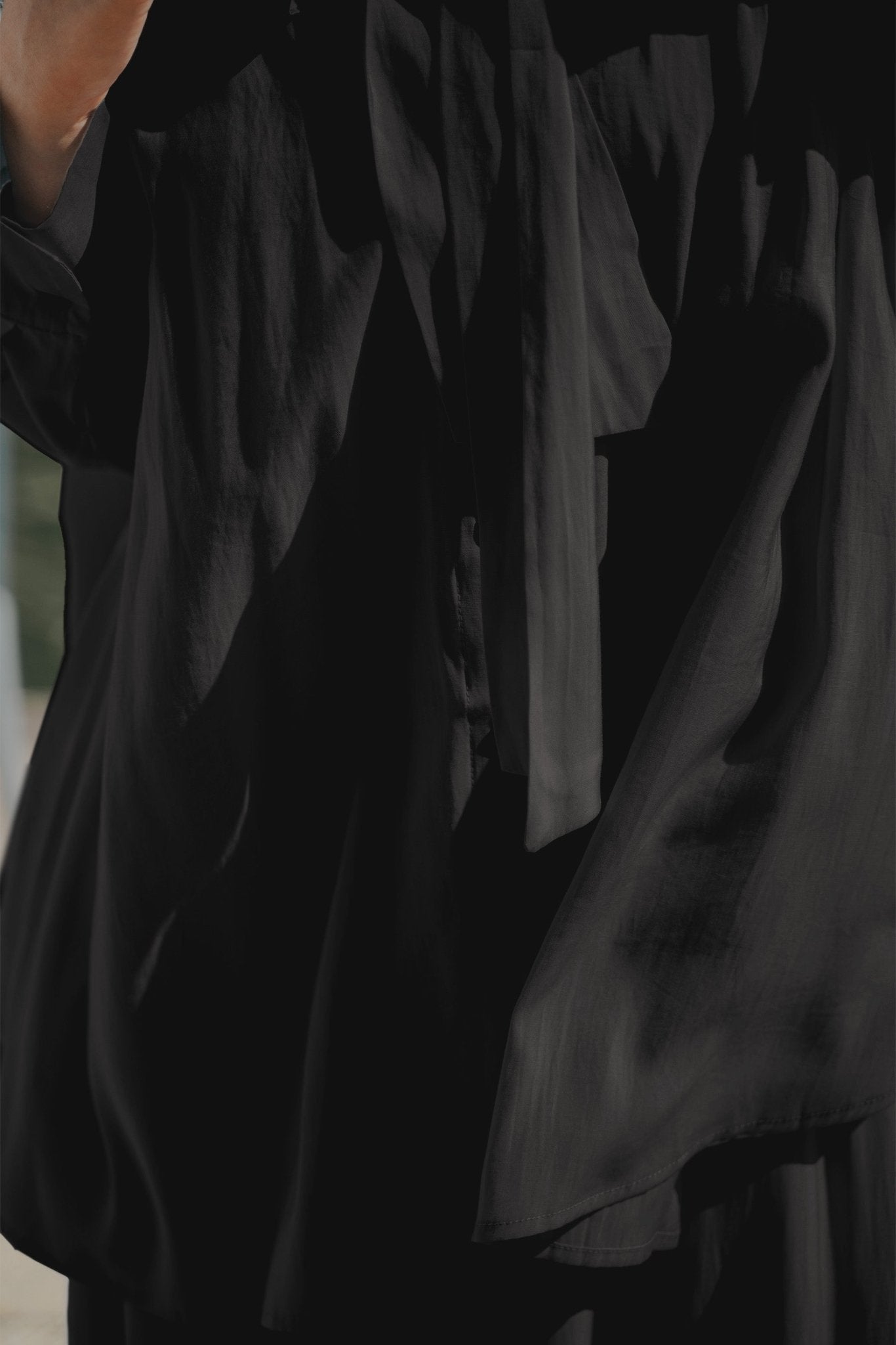 The City Breeze Pt.2 Women Ribbon Blouse Black - Umbi