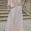 The City Breeze Pt.2 Women Satin A - Line Skirt Peach Pink - Umbi