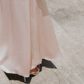 The City Breeze Pt.2 Women Satin A - Line Skirt Peach Pink - Umbi