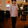 The Huā Collection Boy Holiday Shirt in 熙 Luna Lily - Umbi
