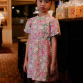 The Huā Collection Girl Puff Sleeves Cheongsam in 熙 Luna Lily - Umbi