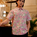 The Huā Collection Men Holiday Shirt in 熙 Luna Lily - Umbi