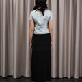 The Huā Collection Women Detachable Pleated Skirt in Black - Umbi