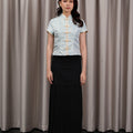 The Huā Collection Women Detachable Pleated Skirt in Black - Umbi
