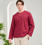 The Musim Collection Men Teluk Belanga Burgundy - Umbi