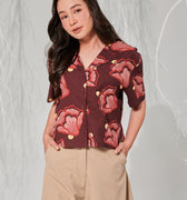 The Musim Collection Women Casual Top Autumn Print - Umbi