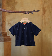 The Nusantara Collection Unisex Baby Top Malam Print - Umbi