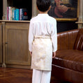 The Warisan Raya Boy Baju Melayu Set White - Umbi