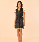 Two - piece Midi Dress Set with Sunflower Print - Umbi