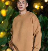 ULTRAsoft Men Marshmallow Sweatshirt Brown - Umbi