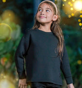 ULTRAsoft Unisex Kid Marshmallow Sweatshirt Black - Umbi