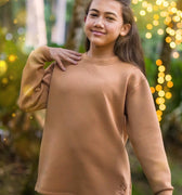 ULTRAsoft Unisex Kid Marshmallow Sweatshirt Brown - Umbi