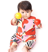 The Bumi Baby Jumpsuit Tomato Cherry Print - Umbi