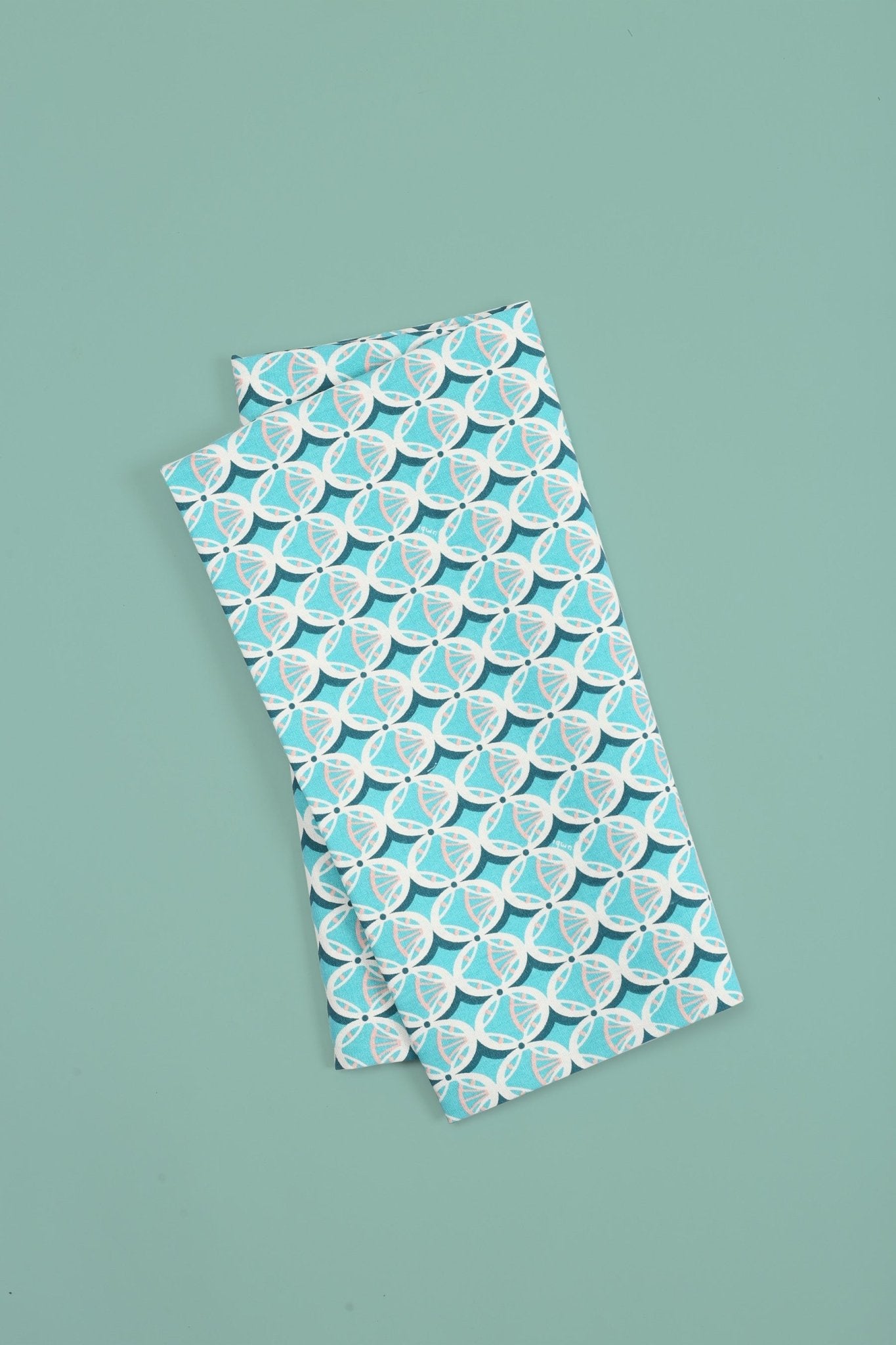 The Nikmat Collection Fabric Mint Drop Print - Umbi