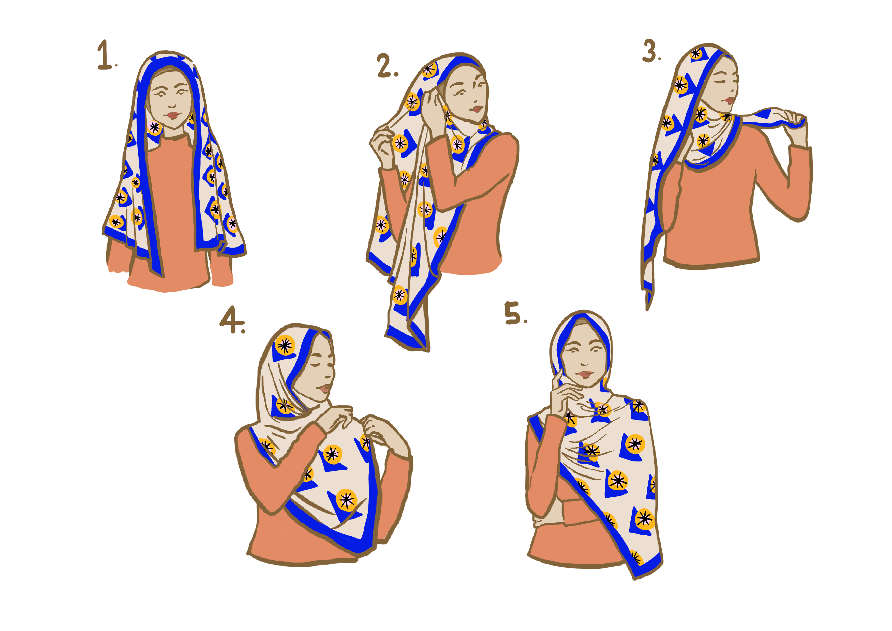 2 Simple Ways to style your Umbi Shawl - Umbi