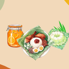 Pandan, Marmalade, and Nasi Lemak Print: A Fusion of Flavour, Culture, and Design