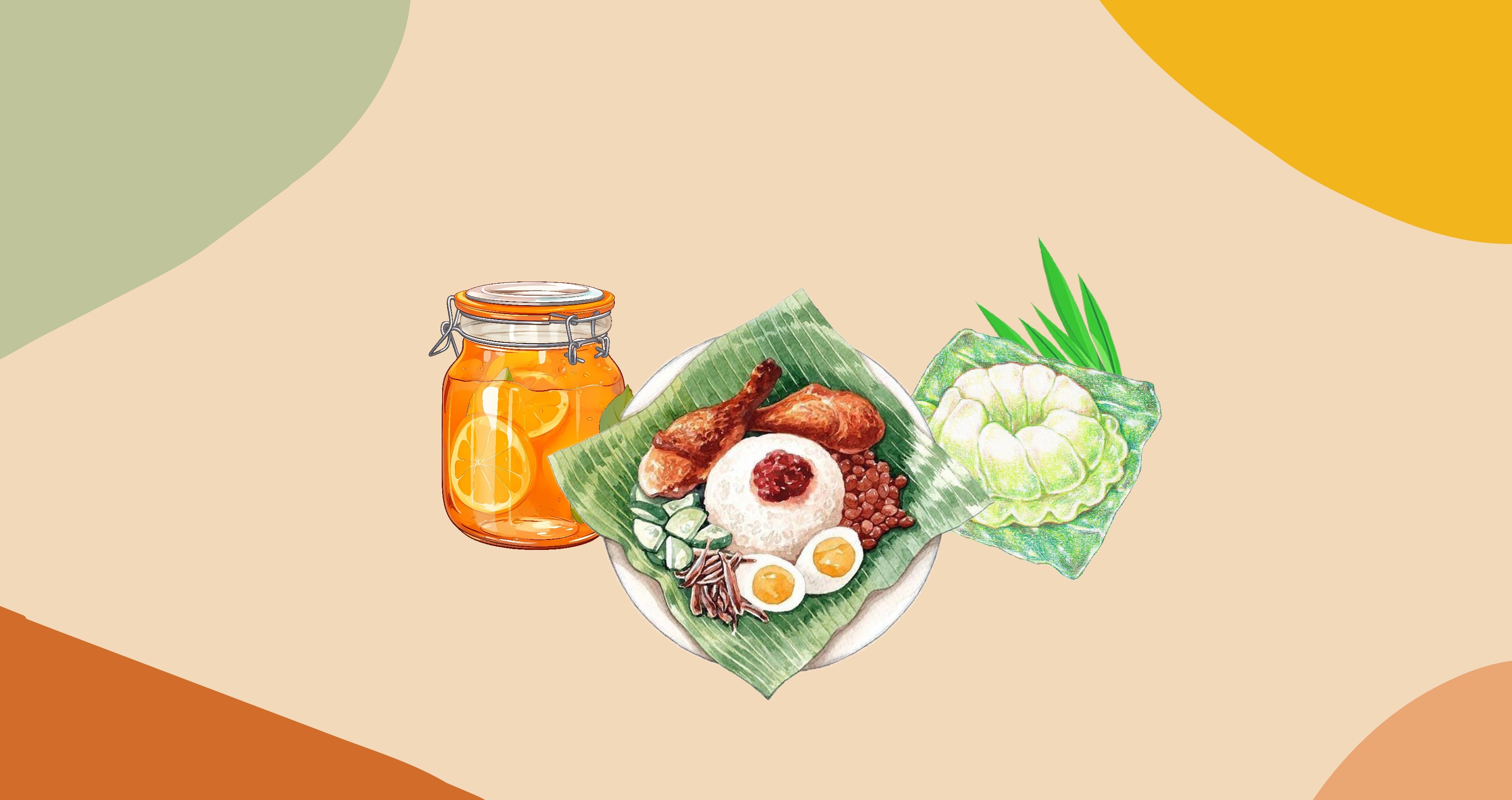 Pandan, Marmalade, and Nasi Lemak Print: A Fusion of Flavour, Culture, and Design