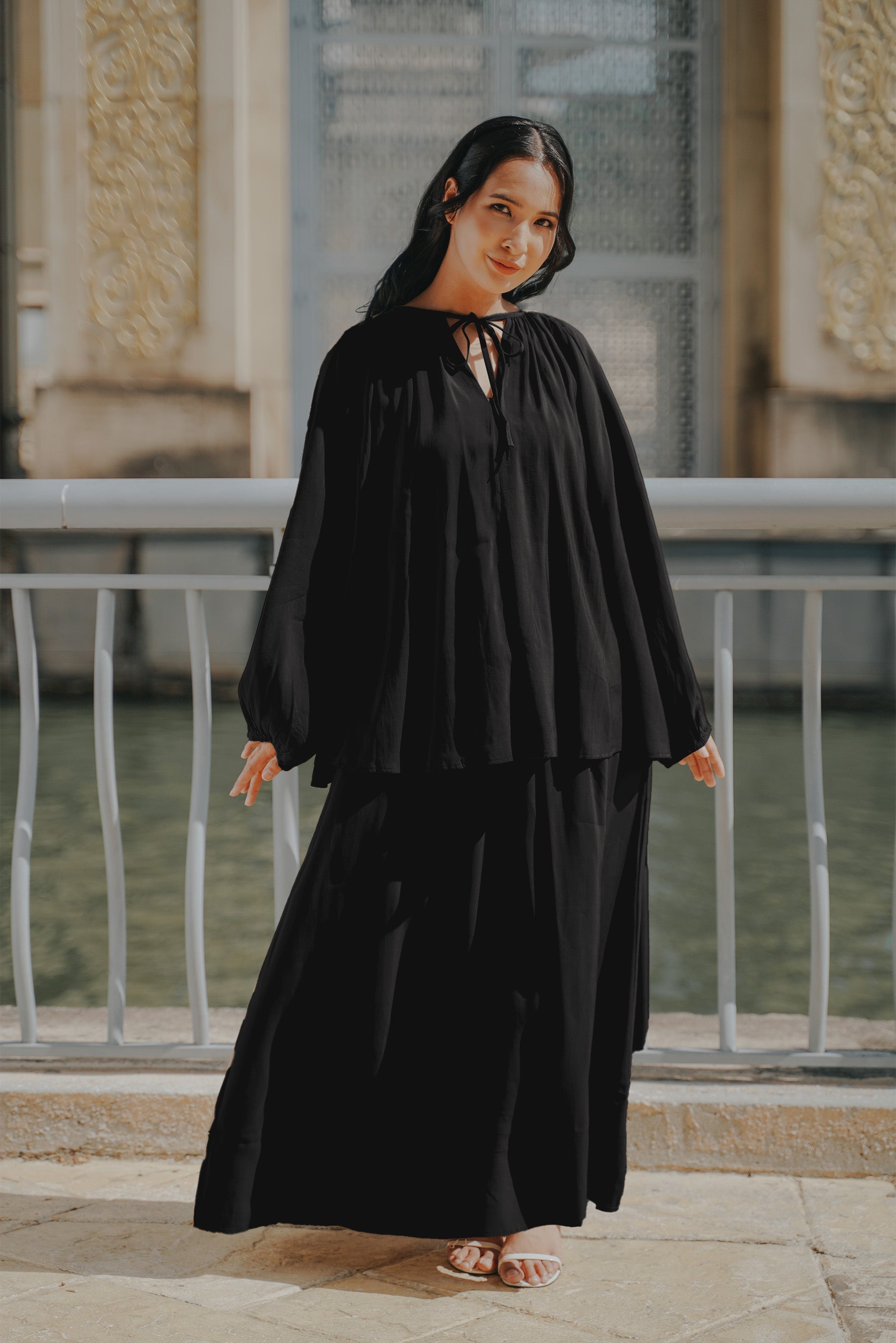 The City Breeze Pt.2 Women Airy Blouse Black