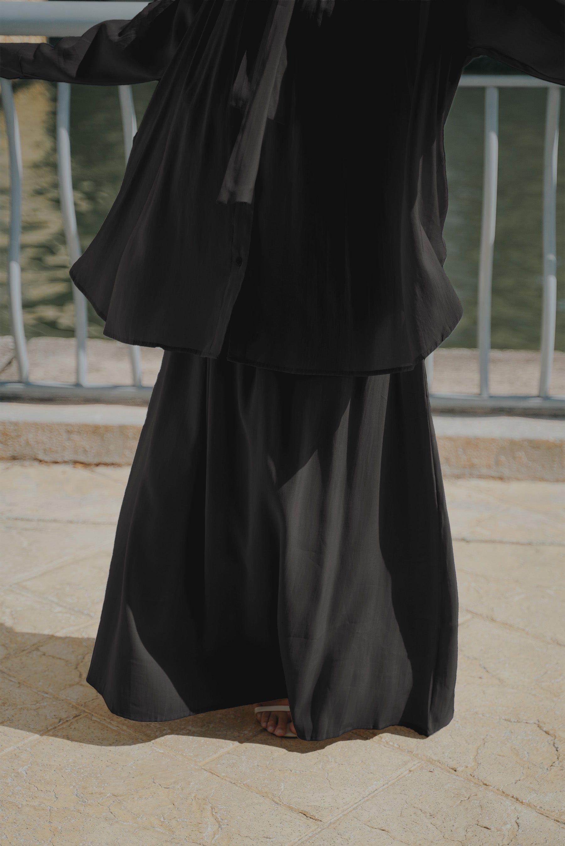 The City Breeze Pt.2 Women Airy Skirt Black