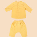 baju raya family sedondon baby baju melayu yellow