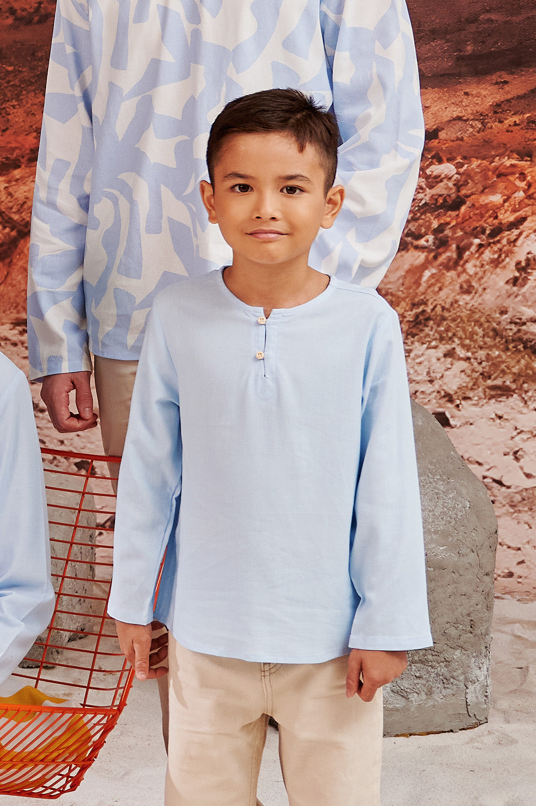 The Oasis Boy Kurta Sky Blue