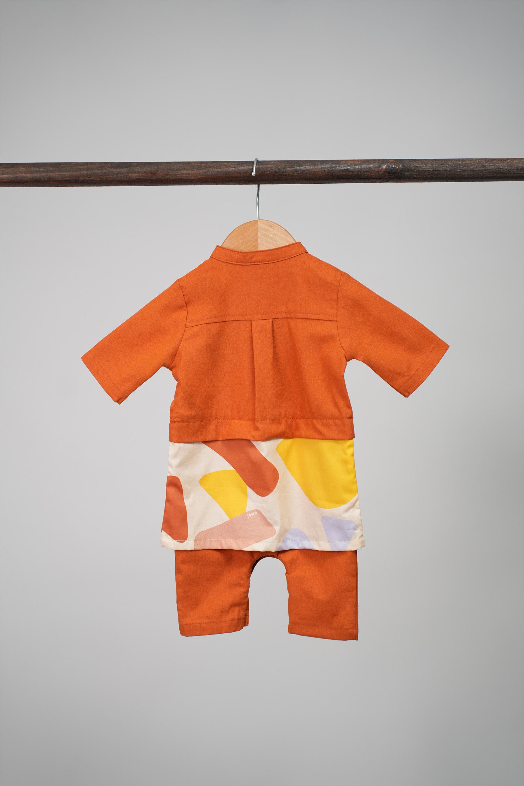 The Early Check-in Collection Baby Boy Baju Melayu 3-in-1 in Playroom Print