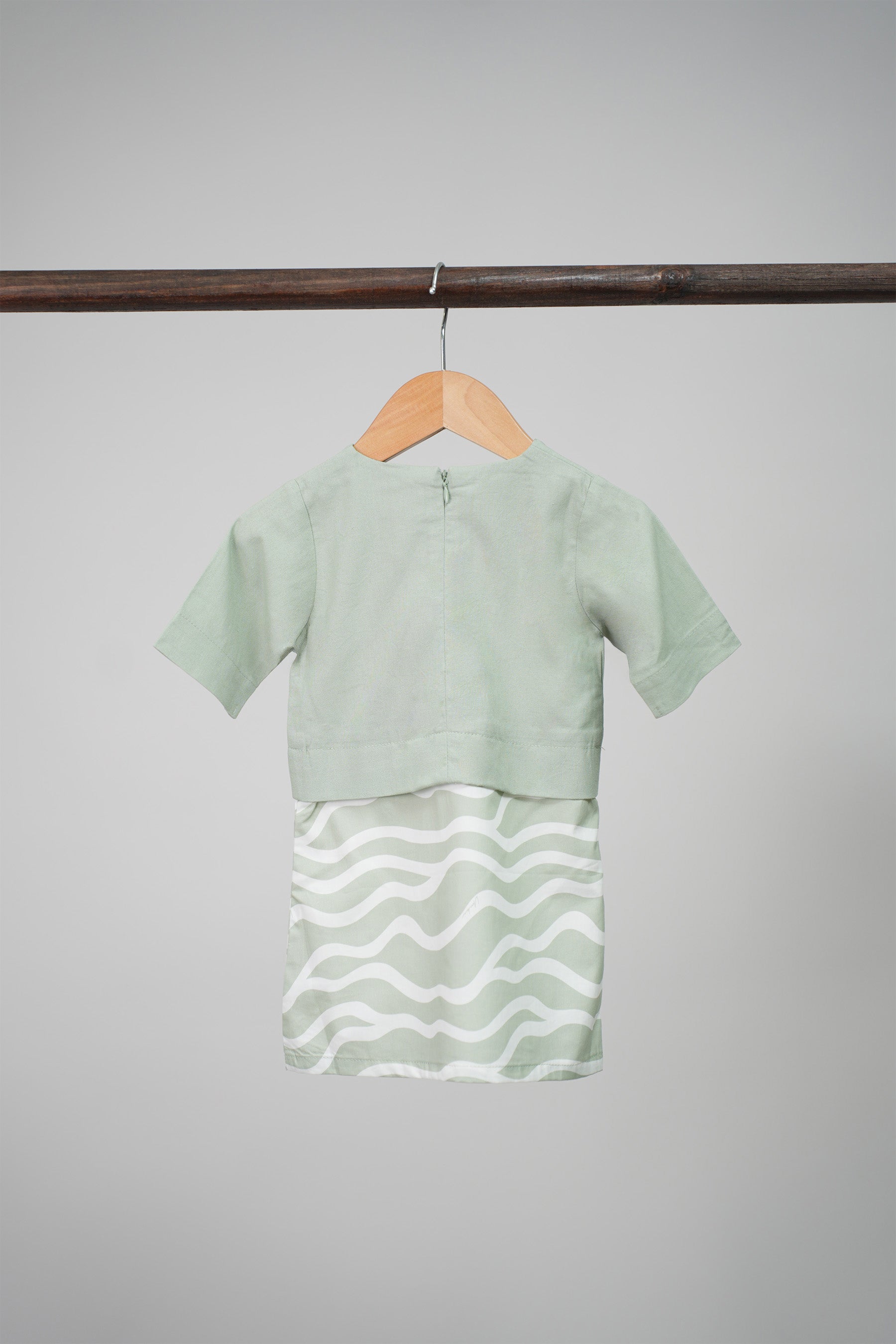 The Early Check-in Collection Baby Girl Kurung Dress in Meadow Print