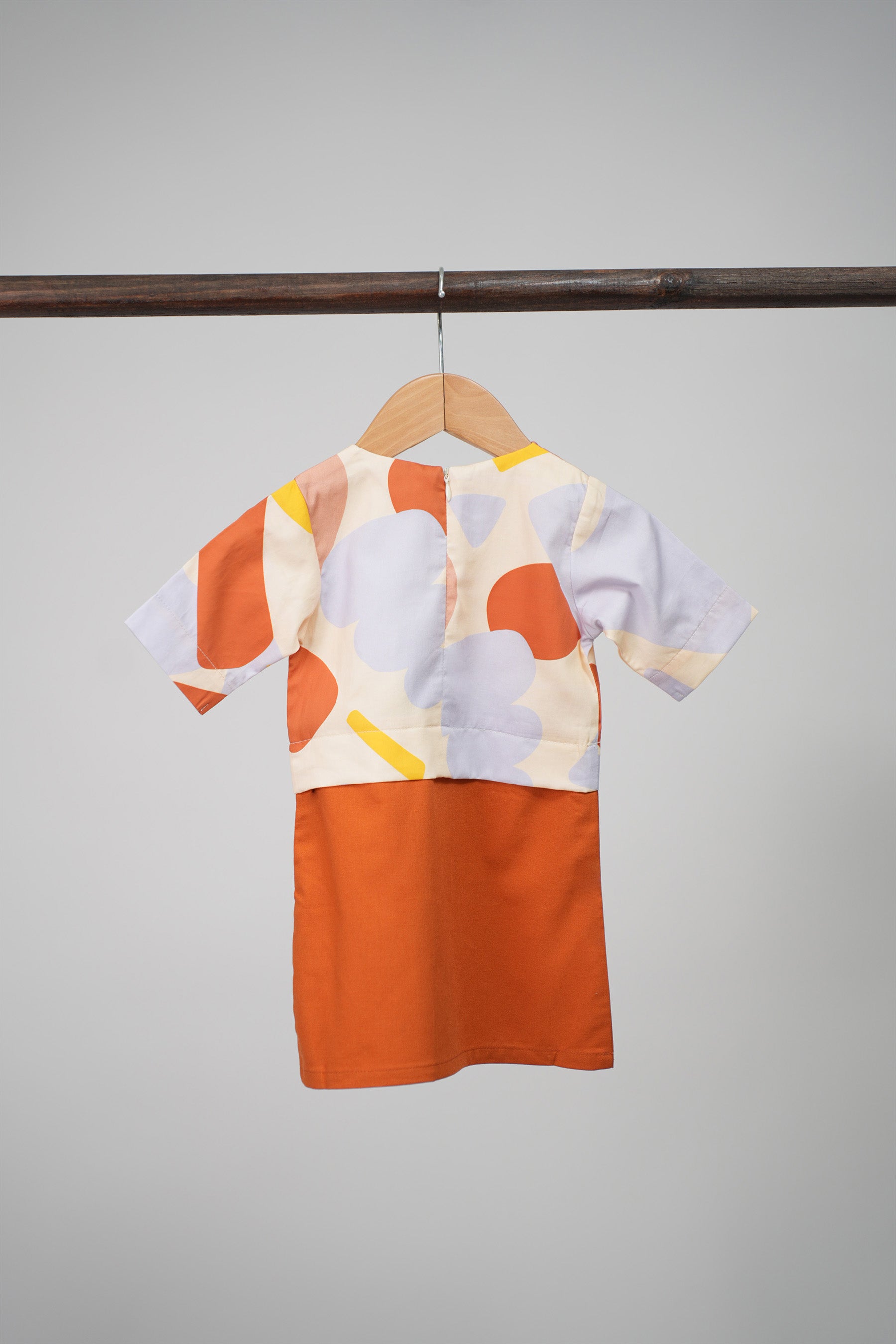 The Early Check-in Collection Baby Girl Kurung Dress in Playroom Print