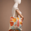 A4 Tote bag in Pebbles Print - Umbi