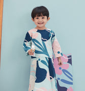 baju raya family sedondon kids baby kurung monet print