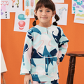 baju raya family sedondon kids girl top monet print