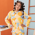 baju raya family sedondon kids girl top starry print