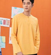 baju raya family sedondon adult men teluk belanga kurta yellow lemon