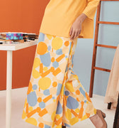 baju raya family sedondon women folded skirt starry print