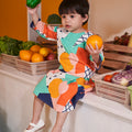 one piece long sleeves baby dress eid kenduri event wear 