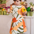 baju raya family sedondon baby kurung dress sunflower print