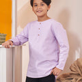 baju raya family sedondon kids kurta boy top lilac